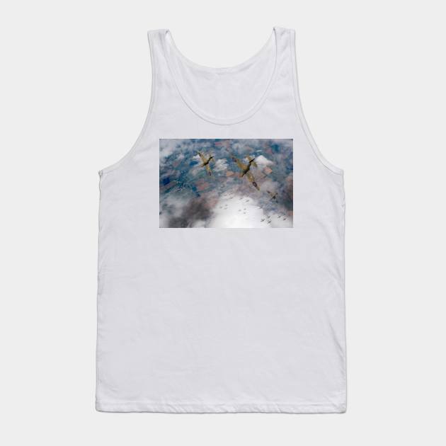 Spitfires Swoop Tank Top by Gary Eason's Flight Artworks